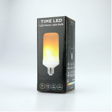 Time LED 5W Ambient Decorative Flame E27 Opaque White Lamp 774373