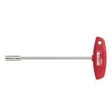Wiha Nickle-Plated Hexagon Nut Driver with T-handle 8,0 x 125mm