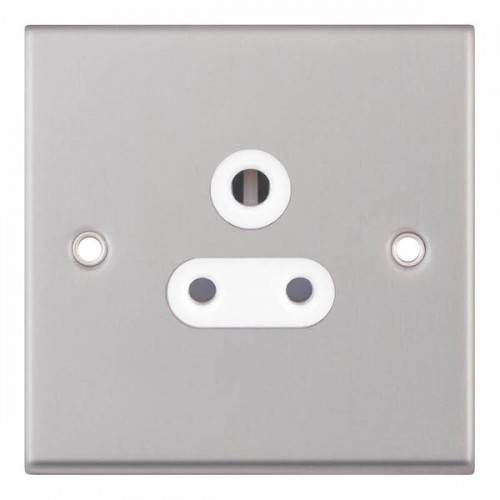 Selectric 7MPRO-126 5 Amp Round Pin Socket – 3 Pin – Unswitched with White Insert