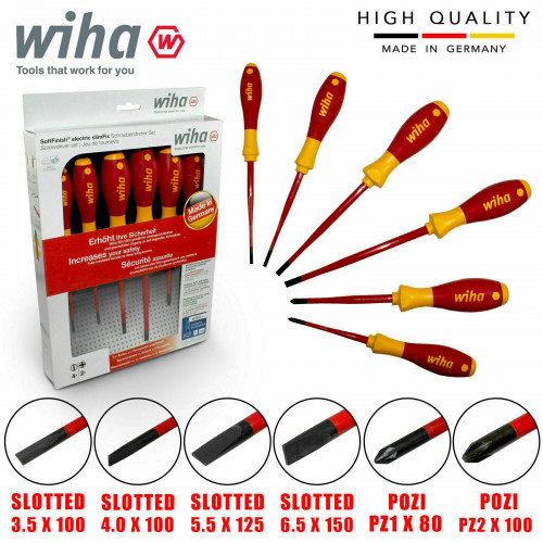 Wiha SoftFinish® SlimFix Screwdriver Set