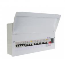FuseBox 17 Usable Way Split Load Populated Consumer Unit  (with MCB's)