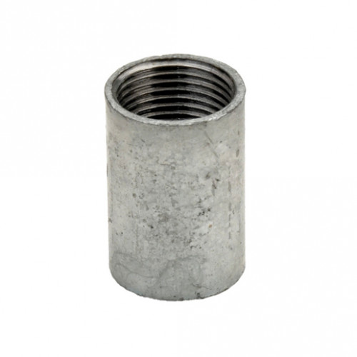 SOLID COUPLER GALVANISED 20MM x10