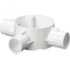 3-Way Tee Box PVC 25mm White