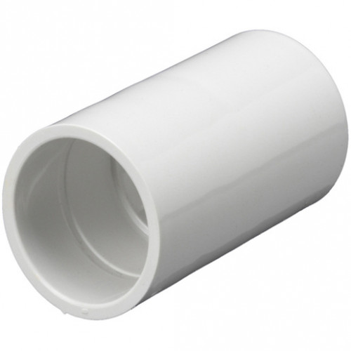 25mm PVC Coupler White