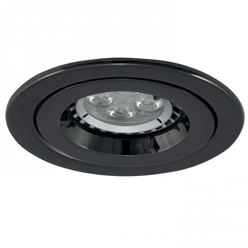 ANSELL TWISTLOCK GU10 50W DIE-CAST DOWNLIGHT BLACK CHROME