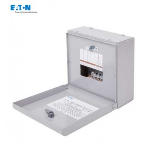Eaton 4 Way 125A SP+N Metalclad Distribution Board without Incomer