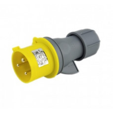 Famatel 110V 32A 2P+E Yellow plug IP44 13102