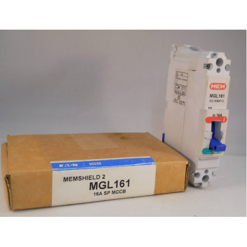 MEM MCCB 16 Amp Single Pole 16A Breaker Memshield 2 Bill TLG161 (Brand New Boxed)