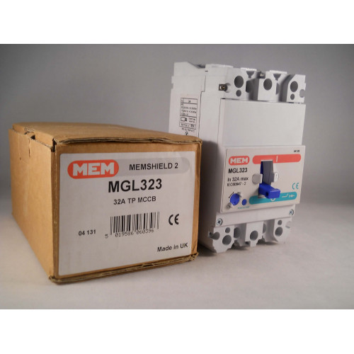 MEM MCCB 32 Amp Triple Pole 32A 3 Phase Bill TLG323 Memshield 2
