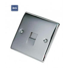 BG 1 Gang Master Telephone Socket Polished Chrome