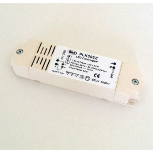 QLT PLK 303 LED transformer, LED driver Constant voltage, Constant current 0.7 A 12 V DC not dimmable
