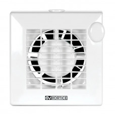 Vortice 11211 Punto M100/4" T White Wall Axial Extractor Fan With Adjustable Timer 100mm / 4 Inch 240V
