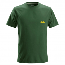 Snickers Workwear Small Forest Green T Shirt with Embroidered Logo 2502