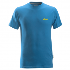 Snickers Workwear Small Ocean Blue T Shirt with Embroidered Logo 2502