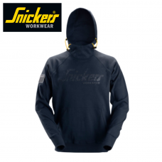 Snickers Workwear Navy Logo Hoodie 2881