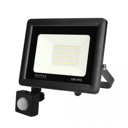 Ecolux LED Floodlight with PIR Sensor