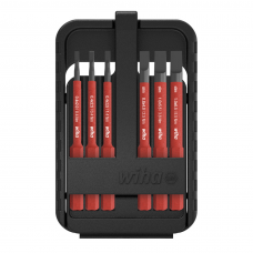 Wiha slimBit Slotted Electric 6 Piece Bit Set