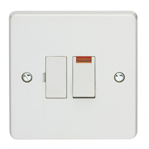 Crabtree 4827/3 White Moulded DP Switched Fused Connection Unit With Neon 13A