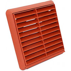 4" Fixed Grill Terracotta 100mm