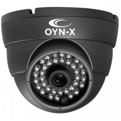 QVIS Oyn-x Dome  5MP Fixed Lens Turret Camera with 36pcs IR (Grey) Q-EYE-FG