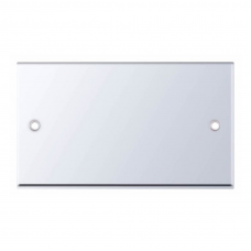 Selectric 7M-Pro Polished Chrome 2 Gang Blank Plate