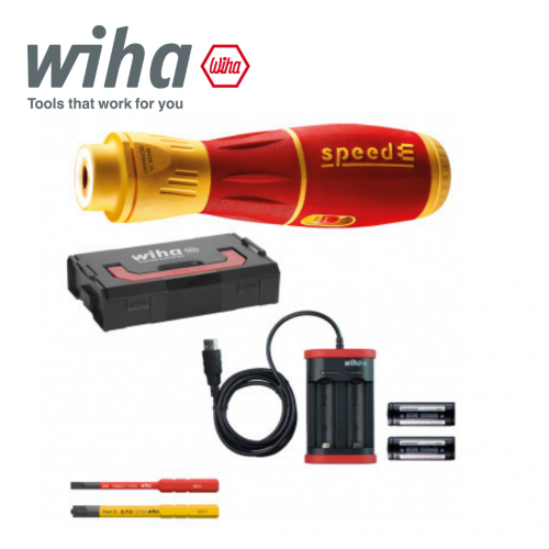 Wiha SpeedE 2.0 VDE Electric Screwdriver Set - 7 Pieces