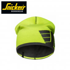 Snickers Workwear Reversible Beanie - Yellow/Grey 9015