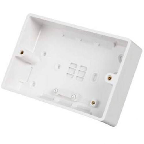 Crabtree Capital White Moulded Surface Mounting Box with Cable Clamp 169x115x45MM