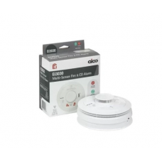 Ei3030 Multi-Sensor Smoke, Heat and Carbon Monoxide Alarm Interlinked With Battery Backup