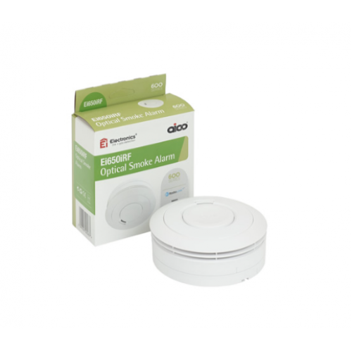 Aico Ei650iRF RadioLINK Optical Smoke Alarm 10 Year Lithium Battery