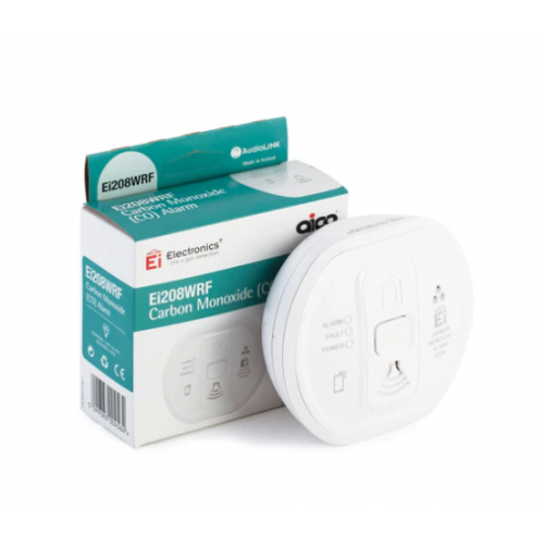 Aico Ei208WRF Radio Link 10 Year Life Lithium Battery Carbon Monoxide Alarm