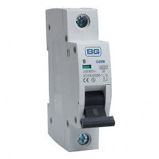 BG Single Pole Type B Miniature Circuit Breaker MCB