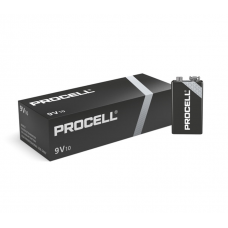 Duracell Procell Alkaline 9V Cell Batteries (Box Of 10)