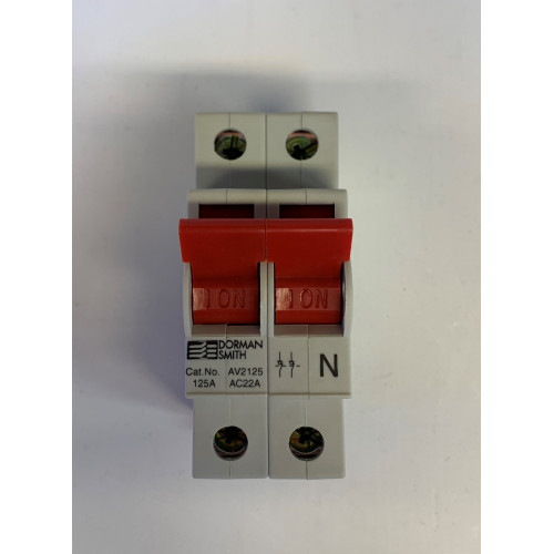 Dorman Smith 125A DP Isolator (Brand New) 