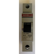 Havells 6A Single Pole MCB Type B (Brand New)