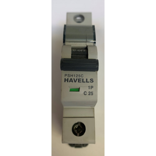 Havells 25A Single Pole MCB Type C (Brand New) 