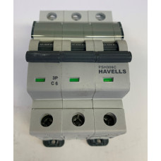 Havells 6A Triple Pole MCB Type C (Brand New)