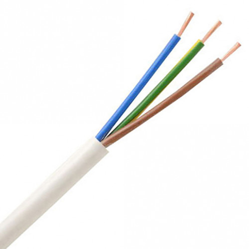3093Y 1.0MM WHITE CABLE