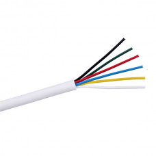 6 CORE ALARM CABLE WHITE (100m)