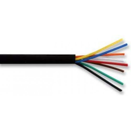 8 CORE ALARM CABLE 100M BLACK