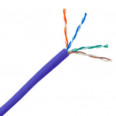 CAT5E CABLE UNSCREENED 305M PURPLE SOLID