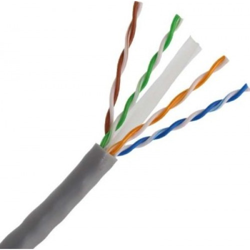 CAT5E CABLE ENHANCED UNSCREENED 305M GREY SOLID COP