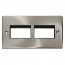 CLICK VPSC406BK FRONTPLATE 2G 6APERTURE