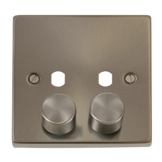 CLICK VPSC152PL 2G SGL DIMMER PLT & KNOB