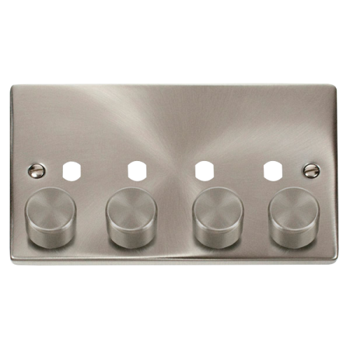 CLICK VPSC154PL 4G DBL DIMMER PLT & KNOB