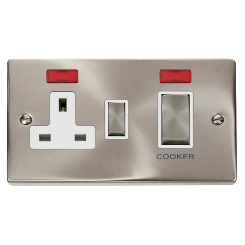 CLICK VPSC505WH SWITCH & 13A SOCKET 45A