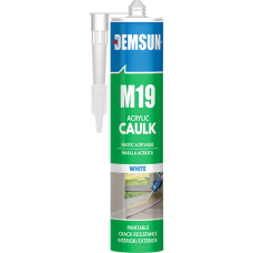 Demsun M19 Acrylic Caulk Sealant White 310ml