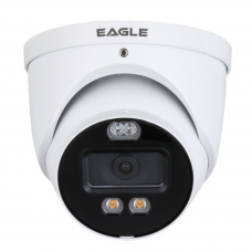 Eagle 8MP 4K Full Colour Active Deterrence CCTV Camera 2.8mm Lens White