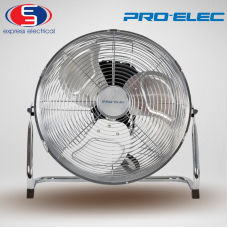 Pro-Elec 14" Chrome High Velocity Fan - PEL00298