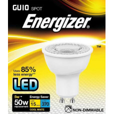 Energizer LED GU10 370Lm 5w Cool White Non Dimmable Bulb